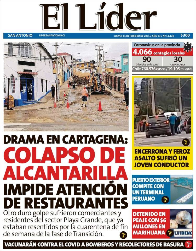 Portada de Lider de San Antonio (Chile)