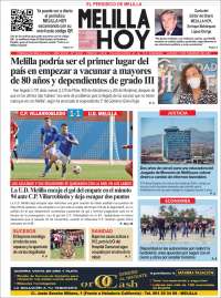 Portada de Melilla Hoy (España)