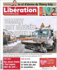 Portada de Libération Champagne (Francia)