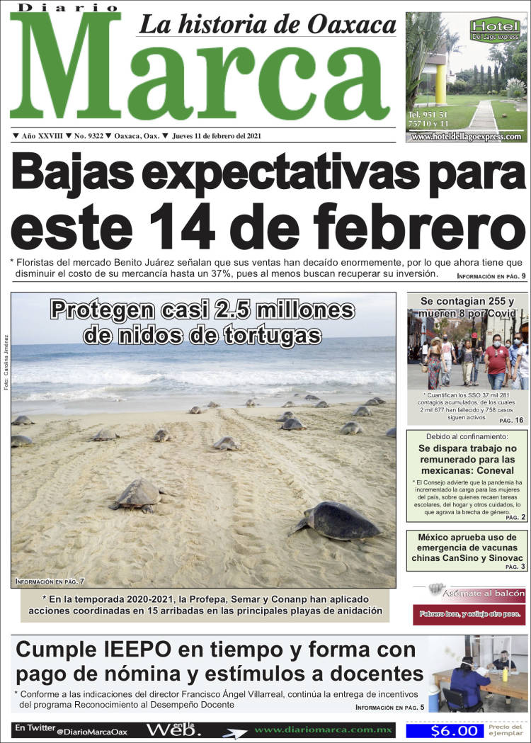 Portada de Diario Marca (México)