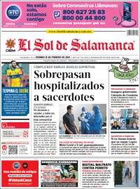 Portada de El Sol de Salamanca (México)