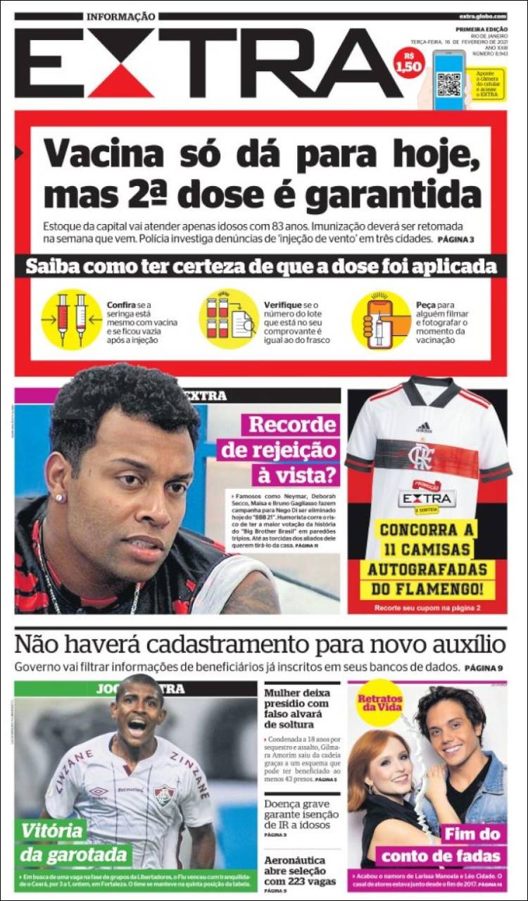 Portada de Extra (Brasil)