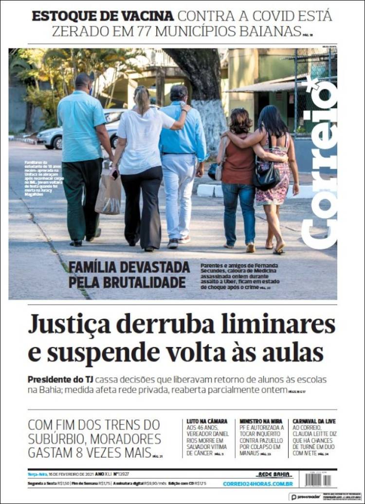 Portada de Correio* (Brasil)