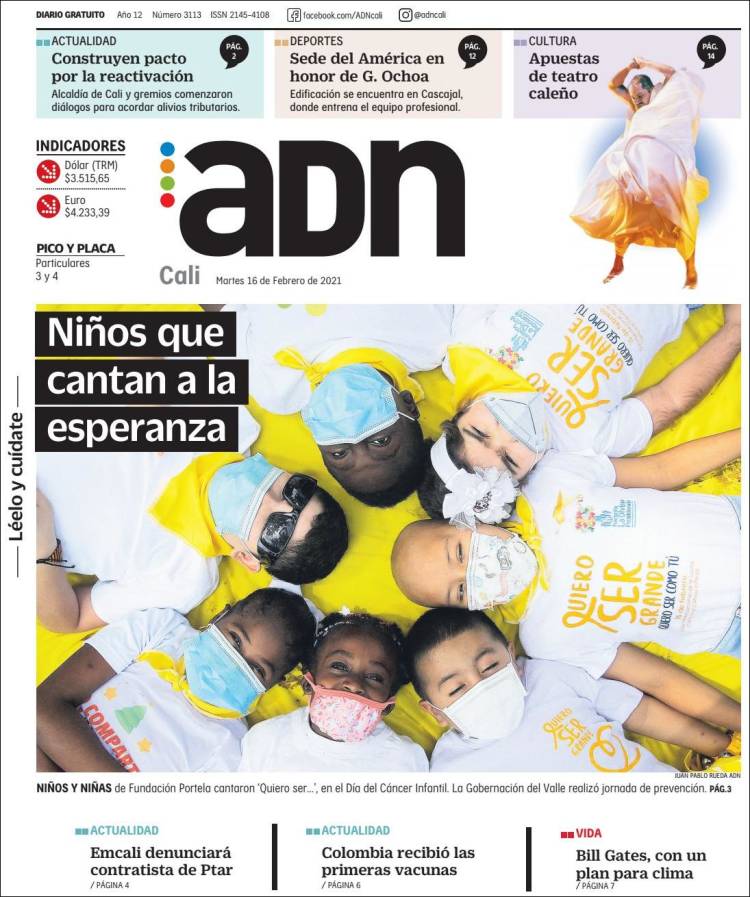 Portada de ADN - Cali (Colombia)