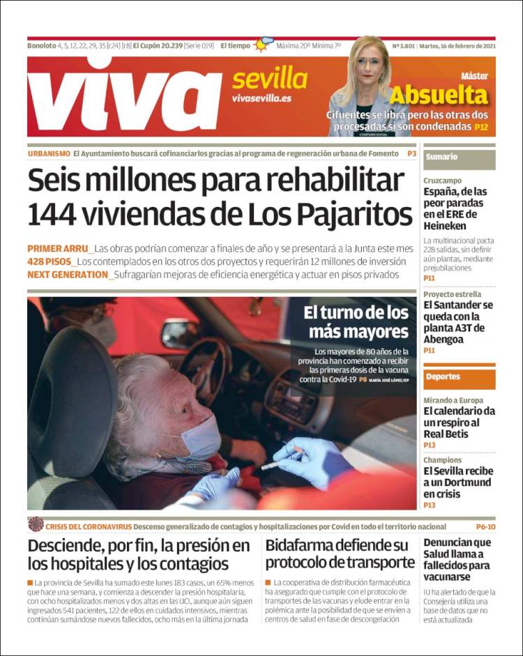 Portada de Viva Sevilla (España)