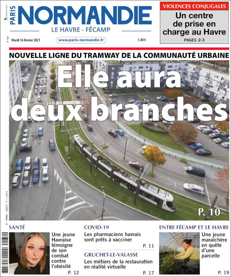 Portada de Le Havre Libre (Francia)