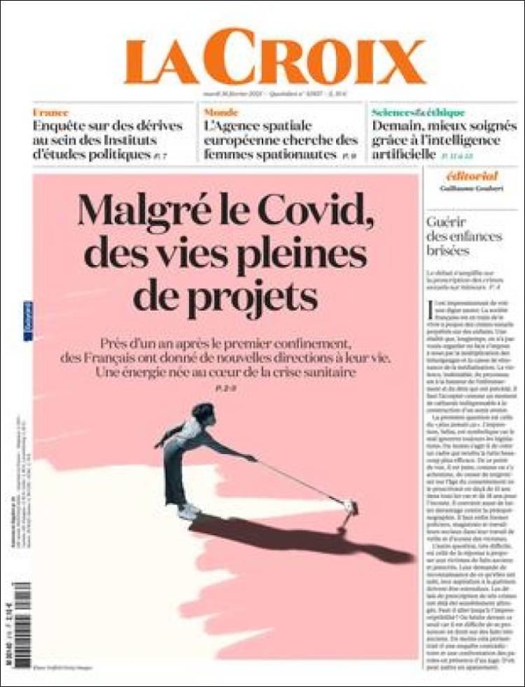 Portada de La Croix (Francia)