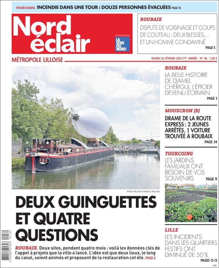 Portada de Nord Éclair (Francia)