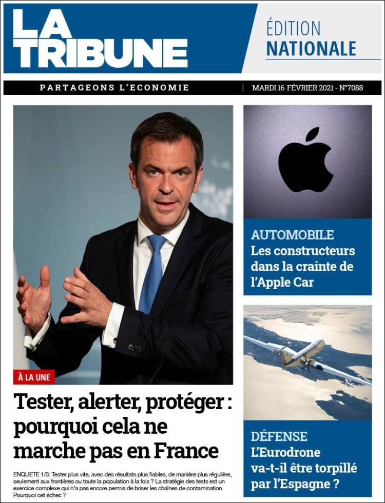 Portada de La Tribune (France)