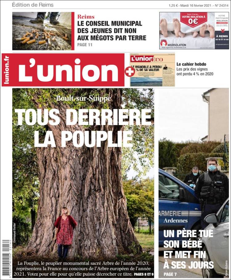 Portada de L'Union (France)