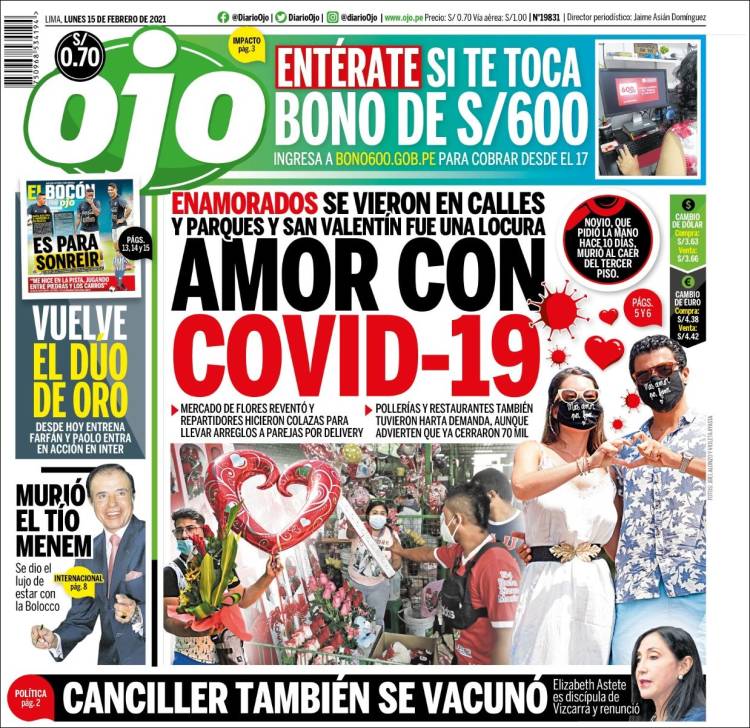 Portada de Ojo (Perú)