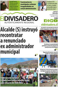 Portada de Diario El Divisadero (Chile)