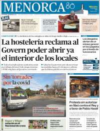 Portada de Menorca - Diario Insular (España)