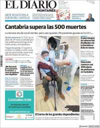 Portada de El Diario Montañés (España)