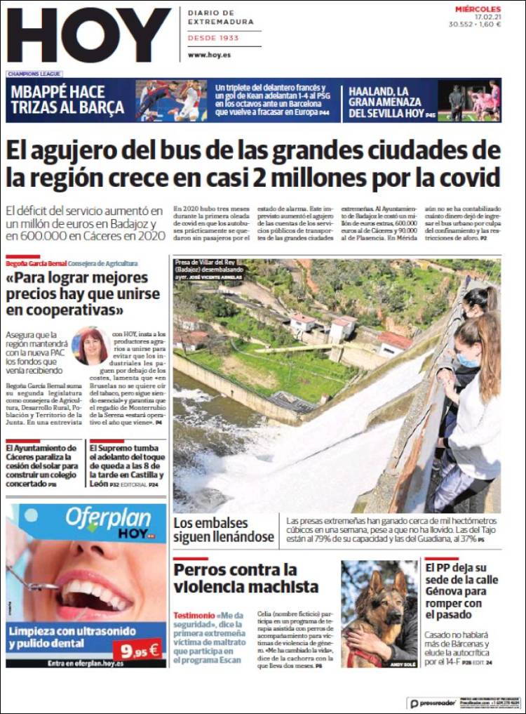 Portada de Hoy - Badajoz (España)