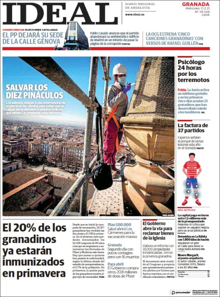Portada de Ideal (Espagne)