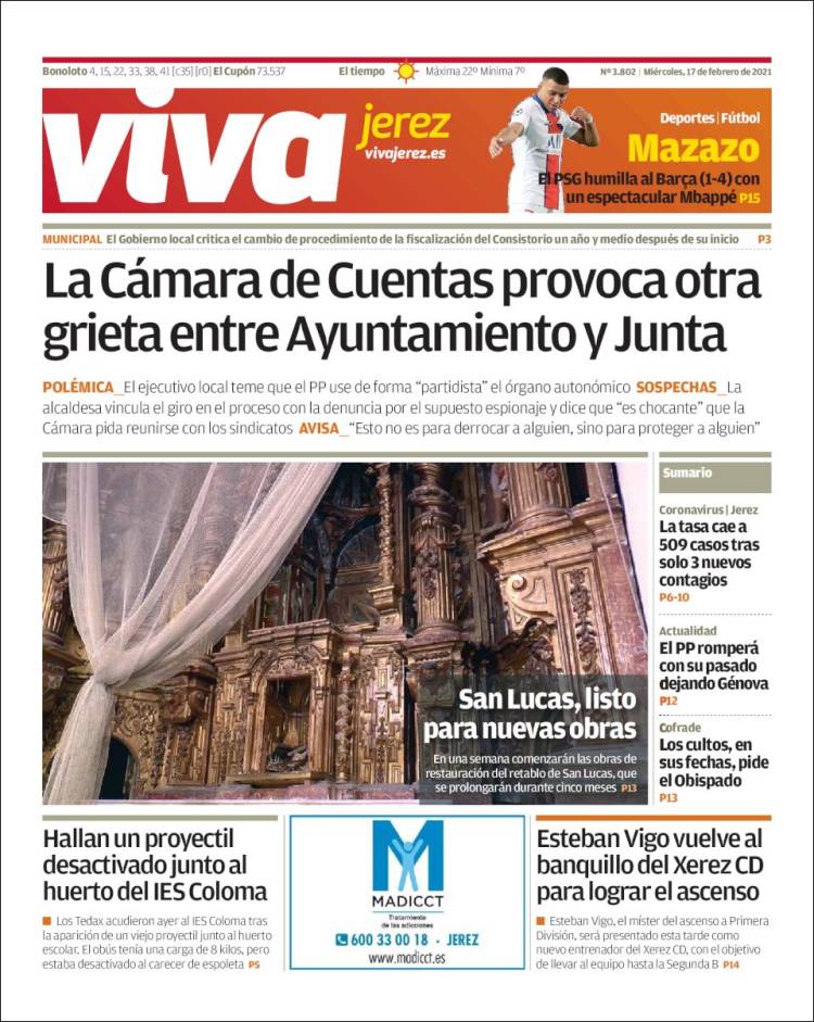 Portada de Información - Jerez (Espagne)
