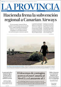 Portada de La Provincia (España)