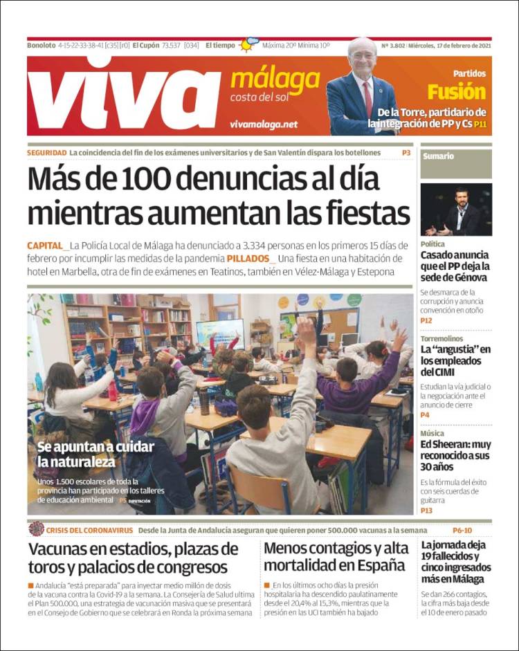 Portada de Viva Málaga (Espagne)