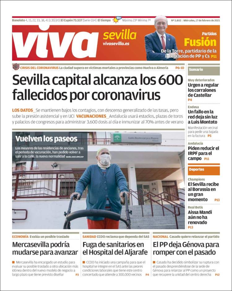 Portada de Viva Sevilla (Espagne)