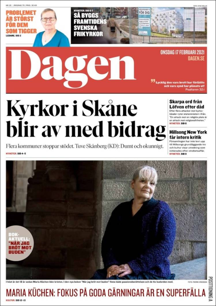 Portada de Dagen (Suecia)