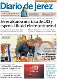Portada de Diario de Jerez (Espagne)