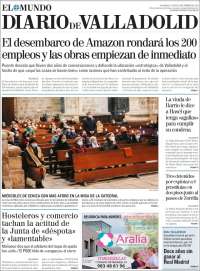 Portada de Diario de Valladolid (España)