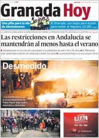 Portada de Granada Hoy (España)