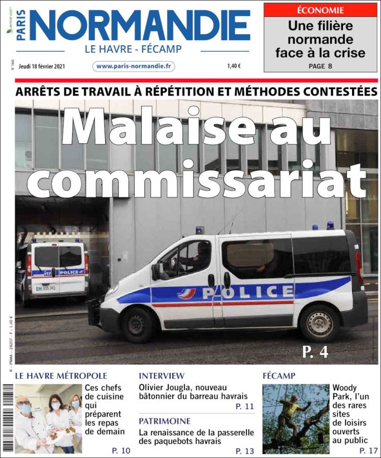 Portada de Progres de Fecamp (Francia)