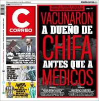 Portada de Diario Correo (Perú)