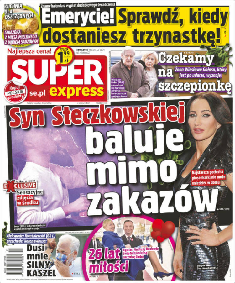 Portada de Super Express (Polonia)