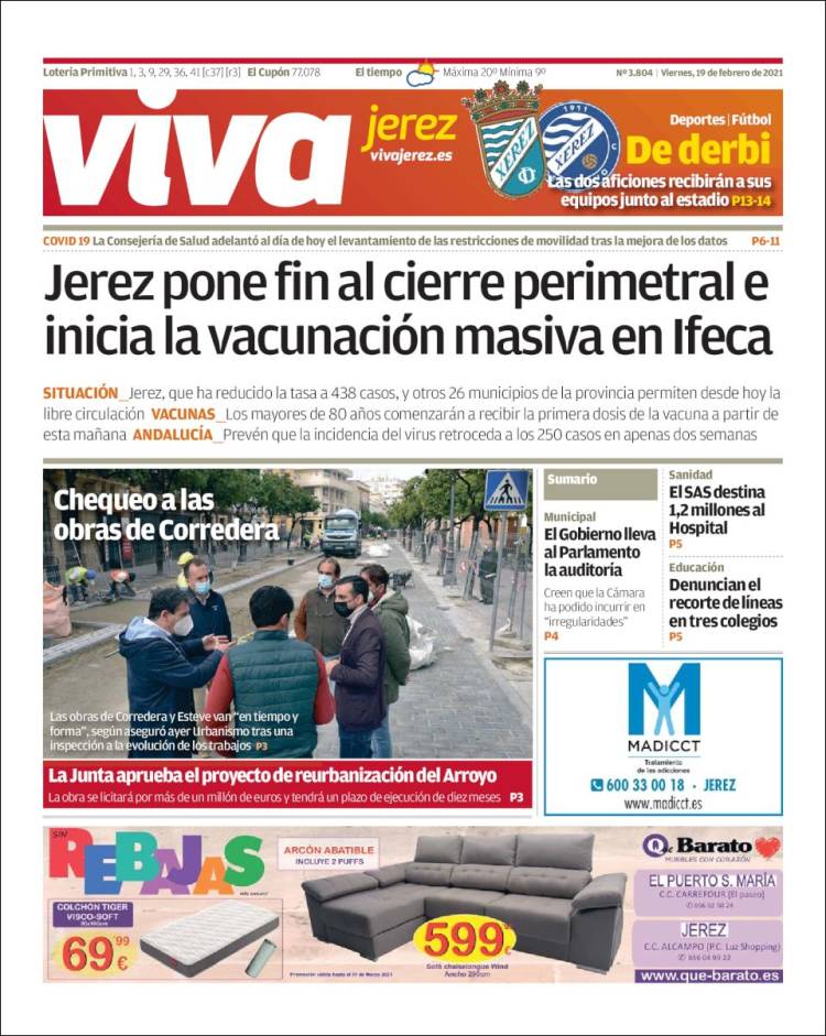 Portada de Información - Jerez (España)