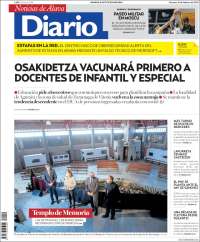 Portada de Noticias de Álava (España)