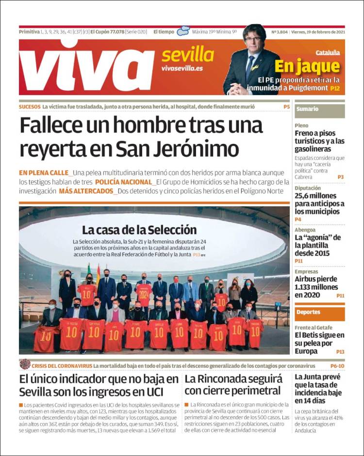 Portada de Viva Sevilla (España)