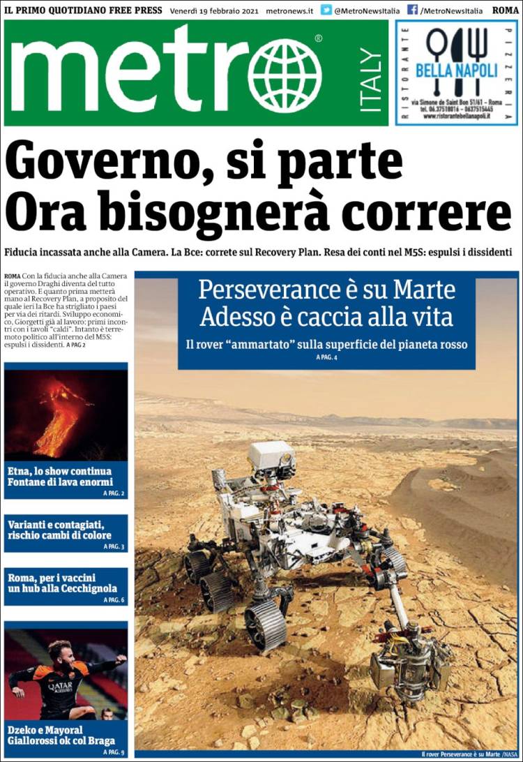 Portada de Metro - Roma (Italia)