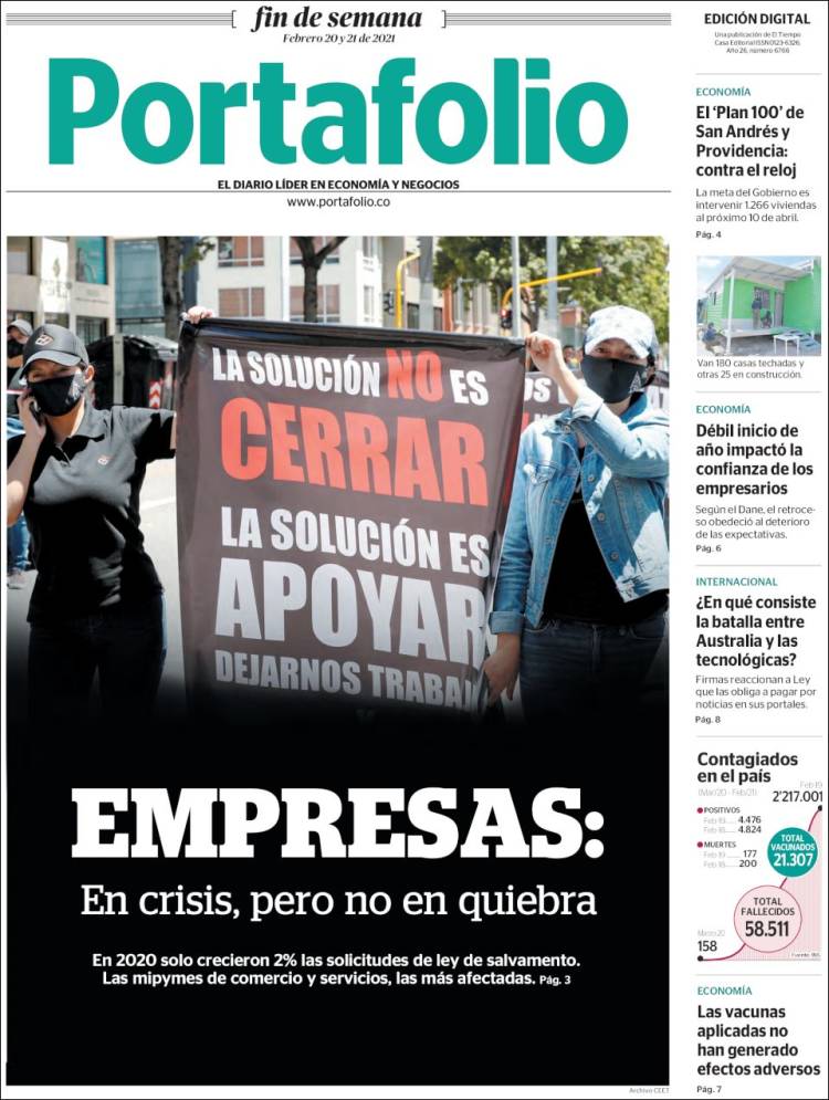 Portada de Portafolio (Colombia)
