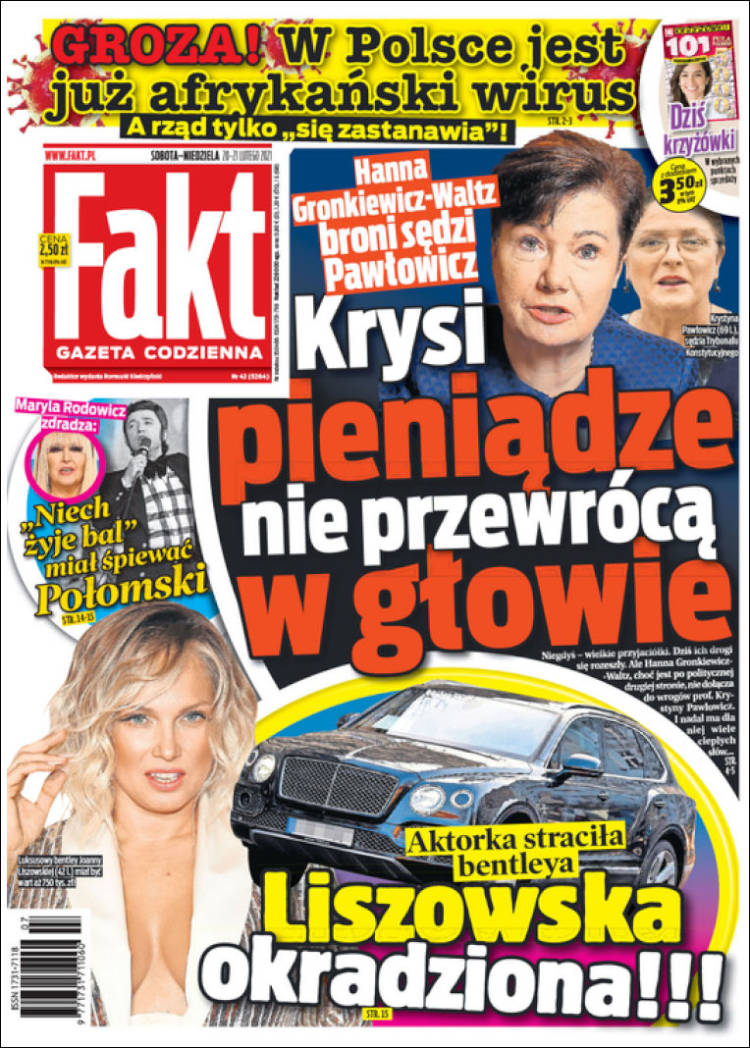 Portada de Fakt (Polonia)