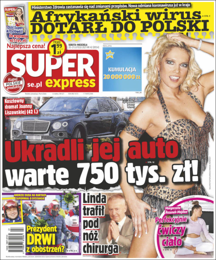 Portada de Super Express (Polonia)