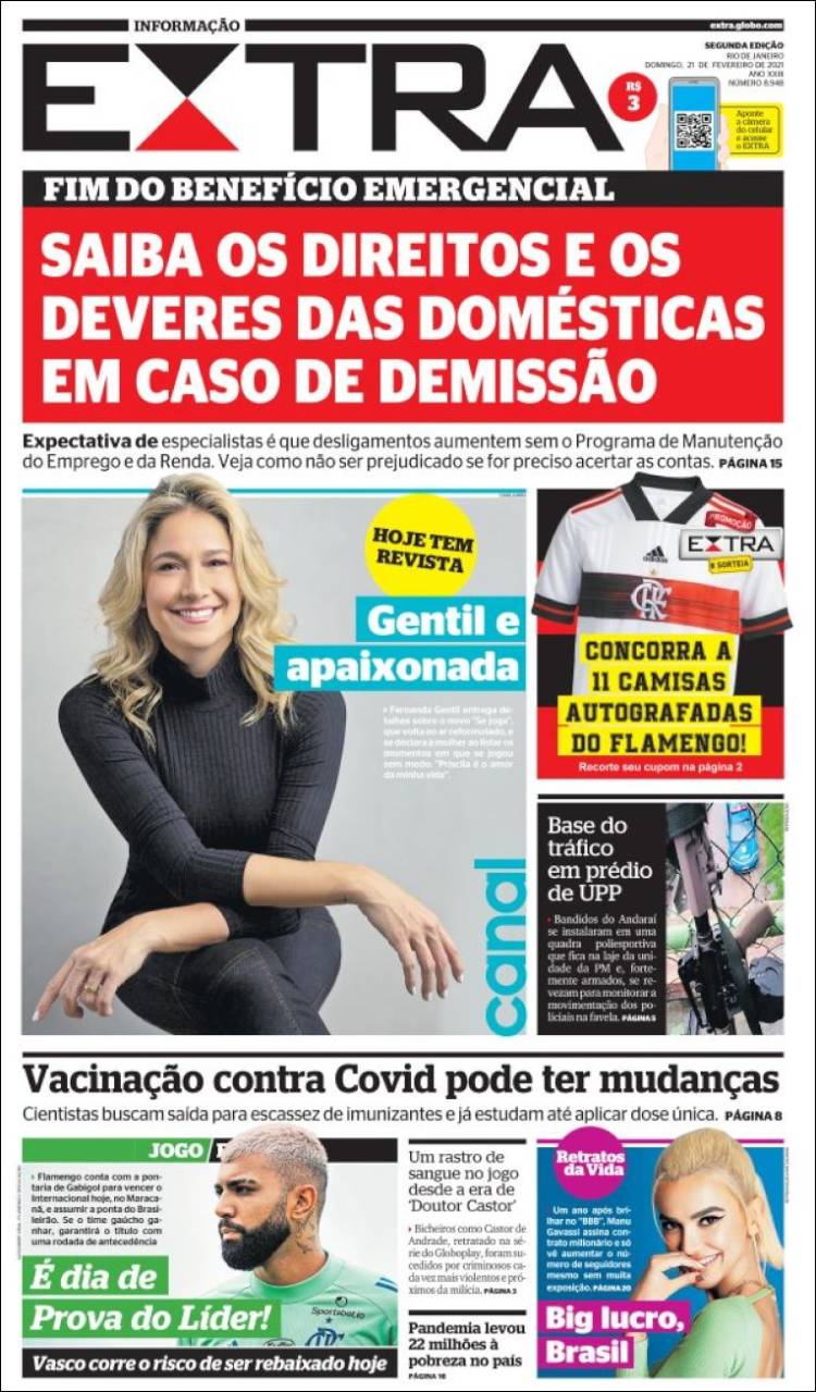 Portada de Extra (Brasil)