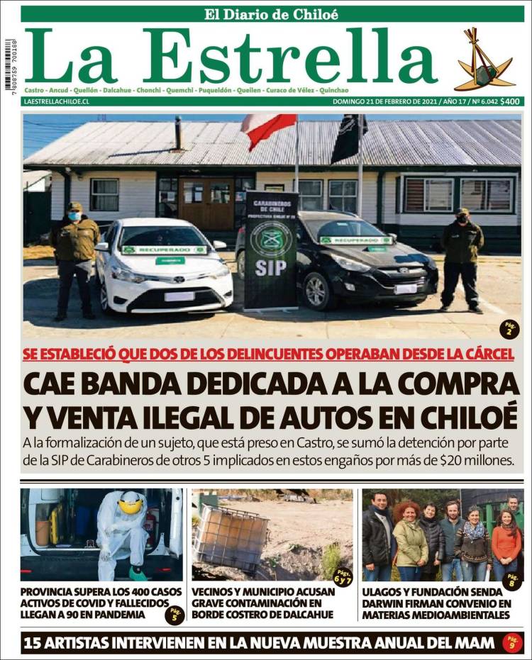 Portada de Estrella de Chiloé (Chile)