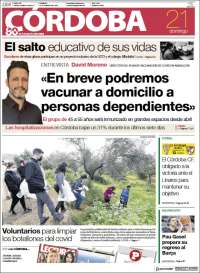 Portada de Diario de Córdoba (España)