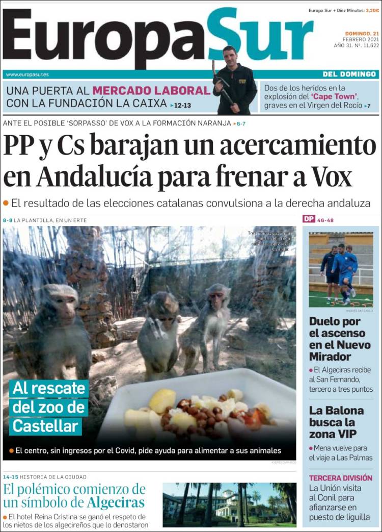 Portada de Europa Sur (España)