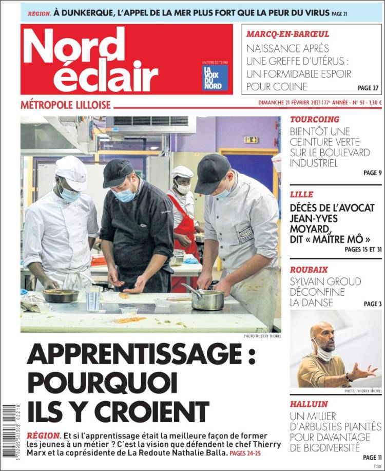 Portada de Nord Éclair (Francia)