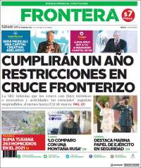 Portada de Frontera (México)