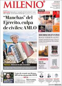 Portada de Milenio - Estado de México (México)