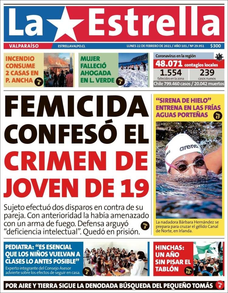 Portada de Estrella de Valparaiso (Chile)