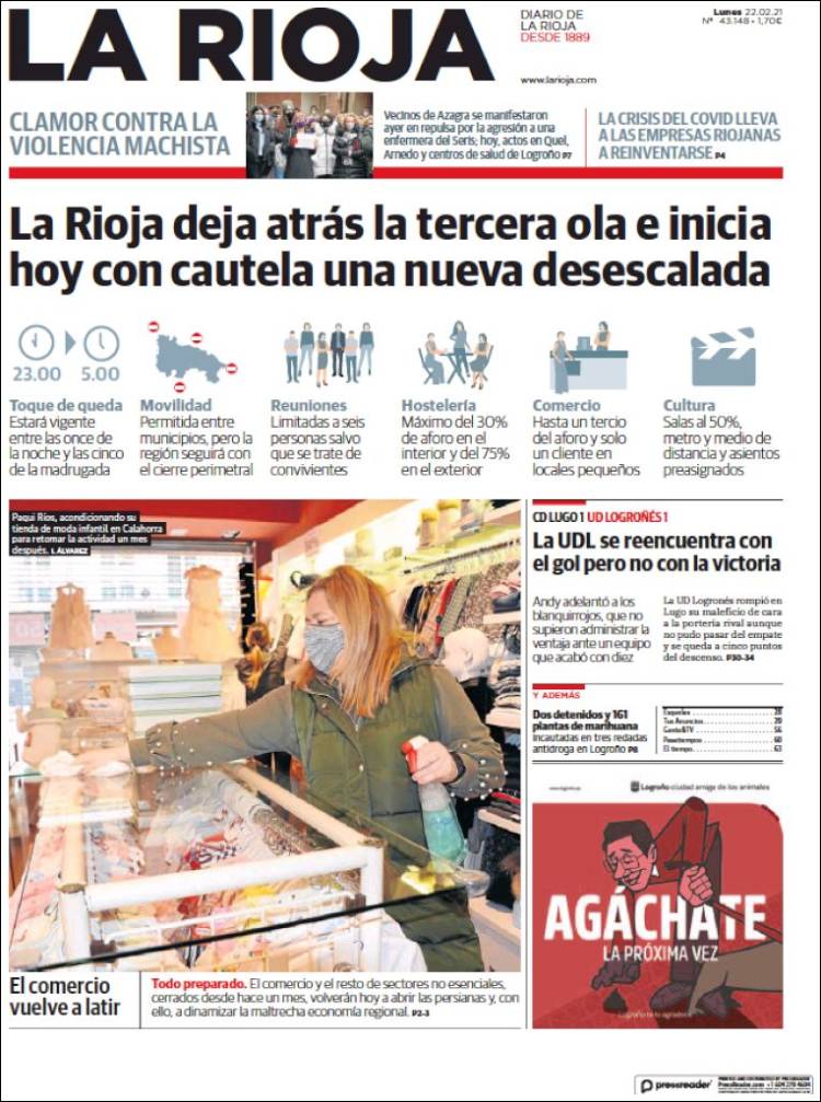 Portada de La Rioja (España)