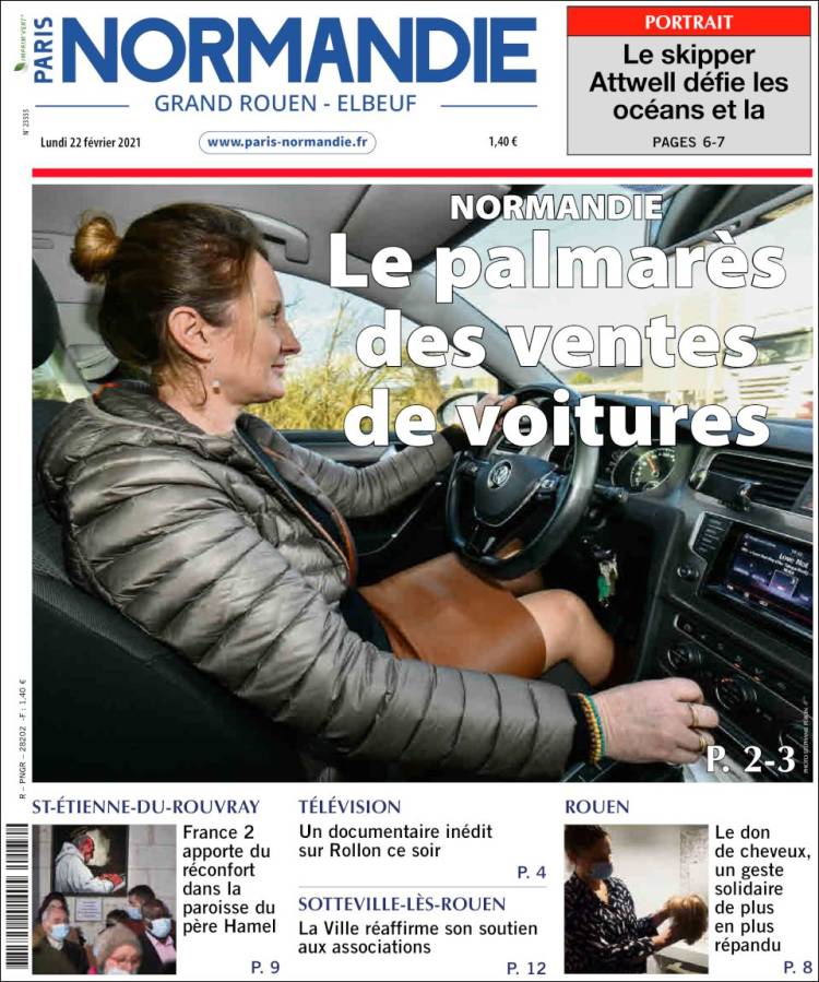 Portada de Paris Normandie (Francia)