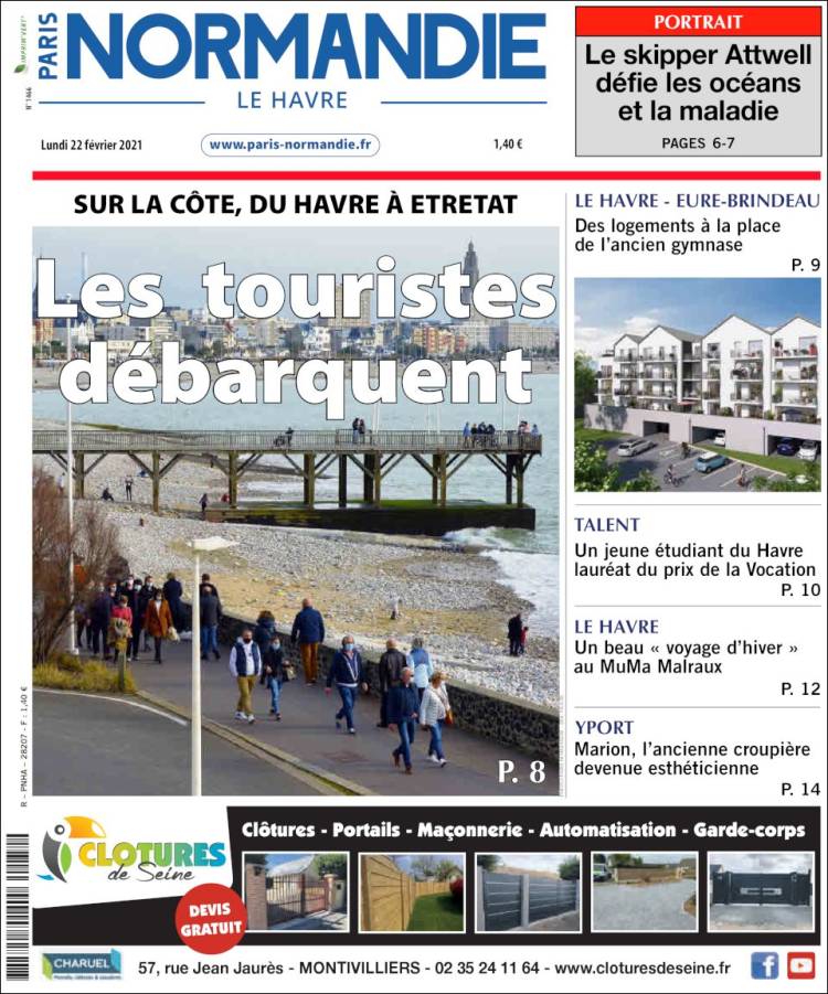 Portada de Progres de Fecamp (Francia)