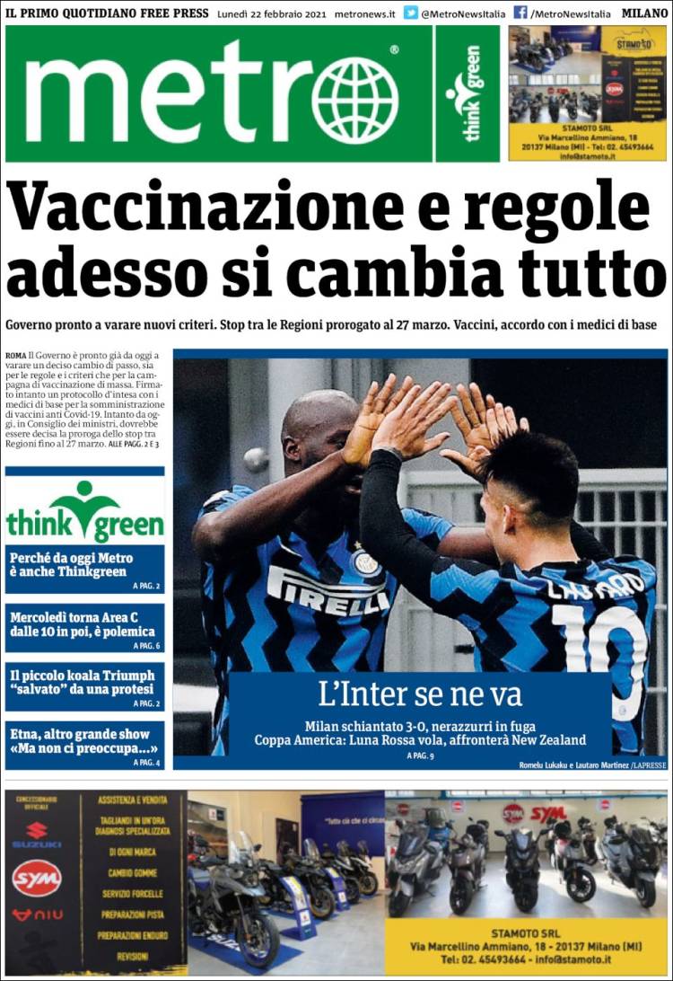 Portada de Metro - Milano (Italia)